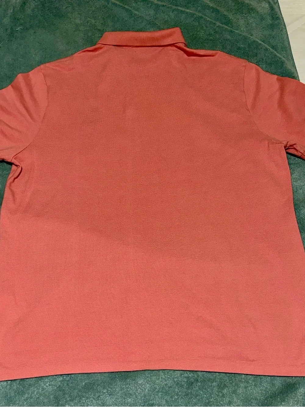 Ralph Lauren Coral Polo with Navy Pony Logo custom slim fit